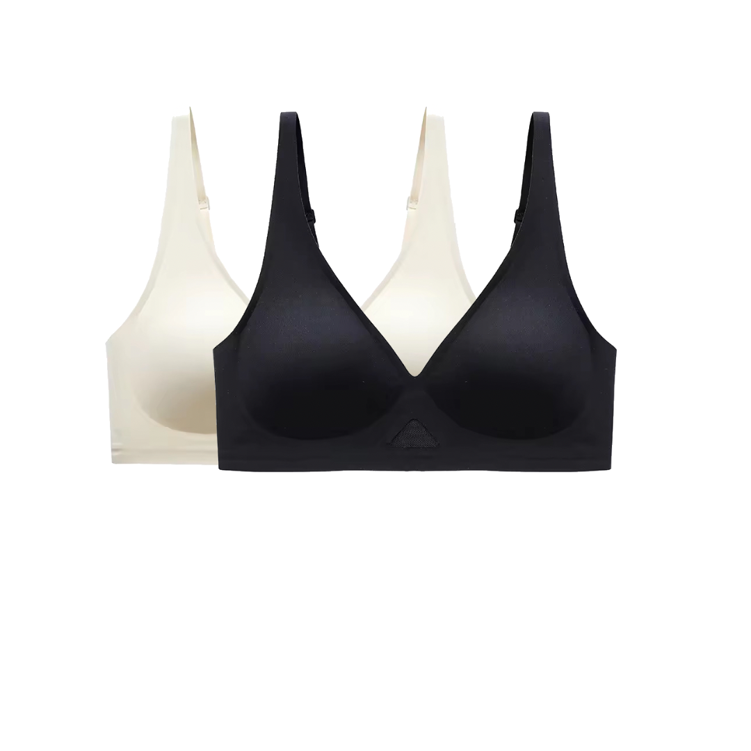 WIRE FREE TSHIRT BRA FOR WOMEN (2 PACK)