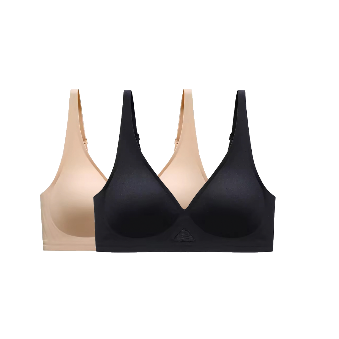 WIRE FREE TSHIRT BRA FOR WOMEN (2 PACK)