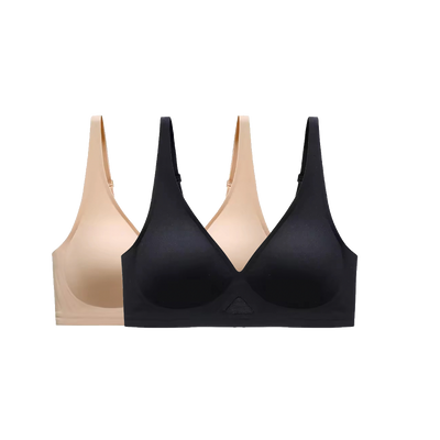 WIRE FREE TSHIRT BRA FOR WOMEN (2 PACK)